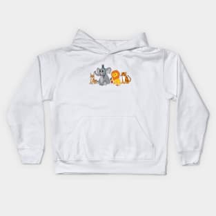 Fiore's Animals Kids Hoodie